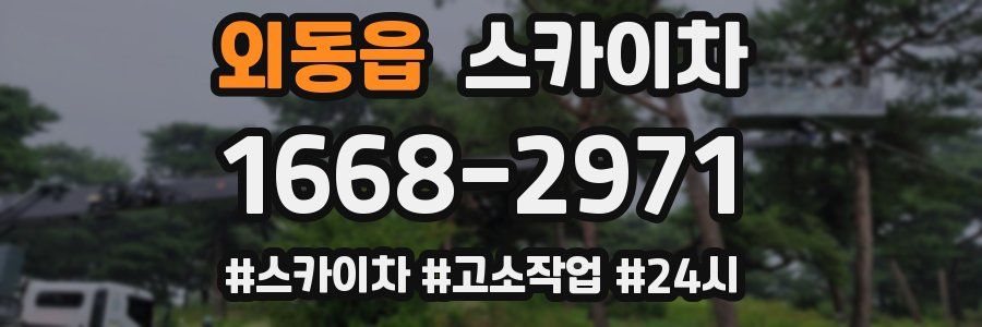 외동읍 스카이차
