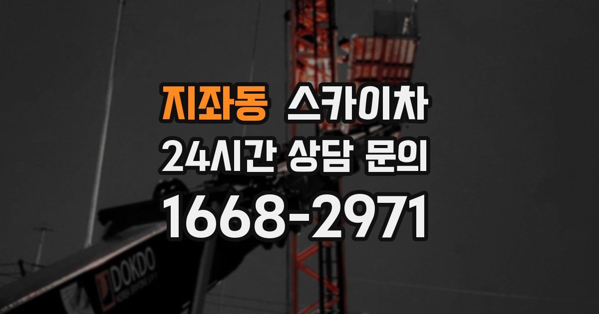 지좌동 스카이차