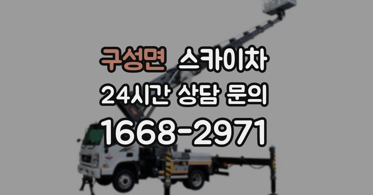 구성면 스카이차