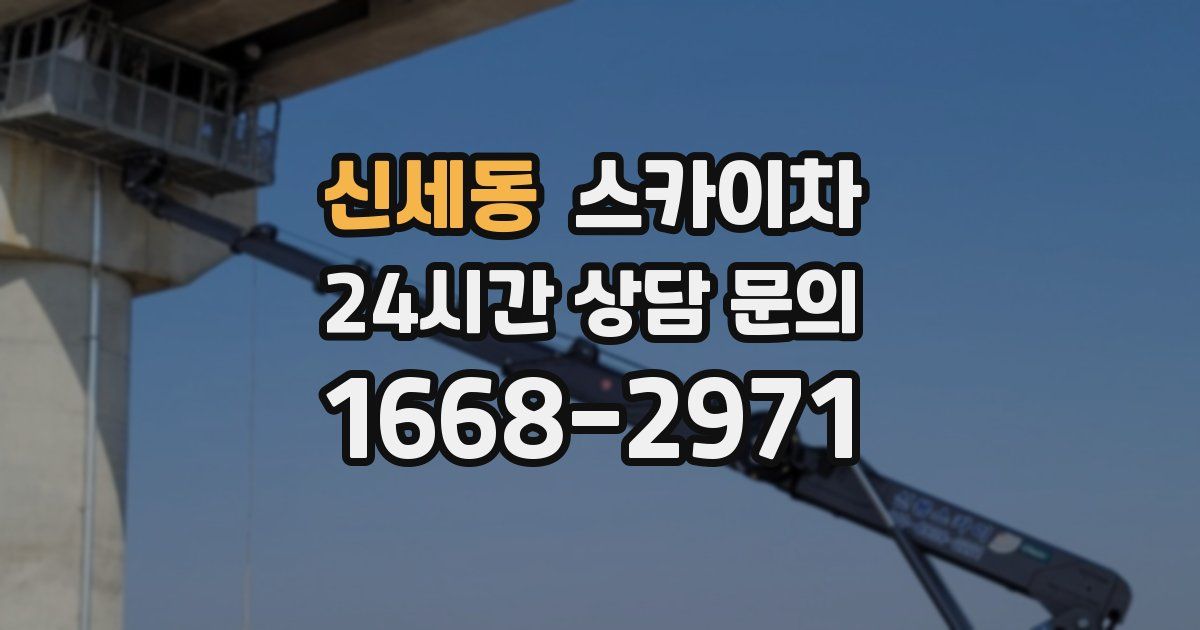 신세동 스카이차