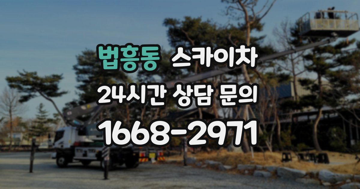 법흥동 스카이차