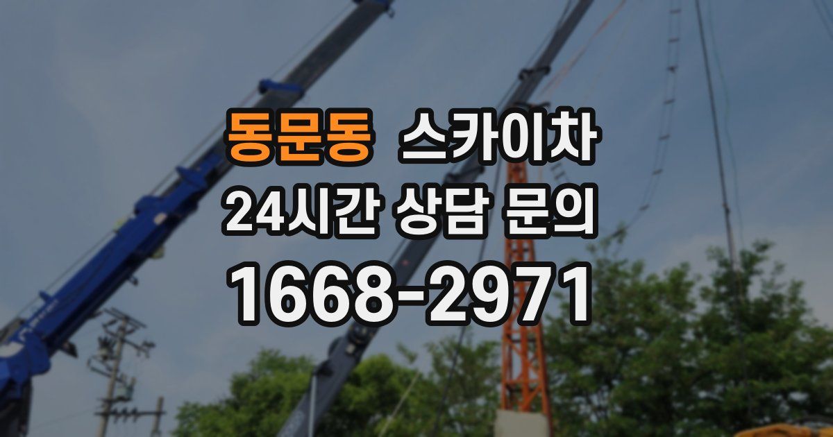 동문동 스카이차