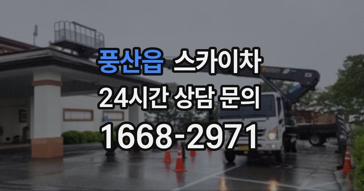 풍산읍 스카이차