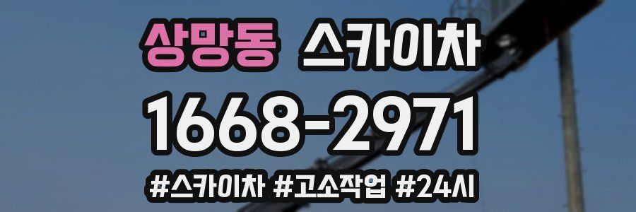 상망동 스카이차