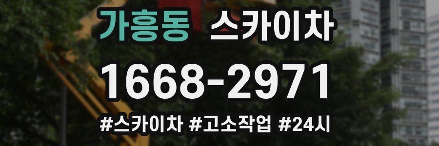 가흥동 스카이차