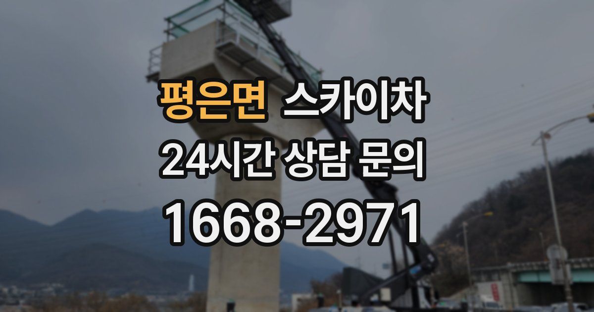 평은면 스카이차