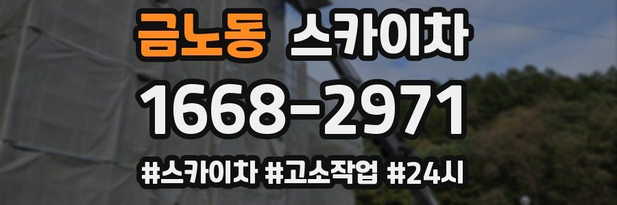 금노동 스카이차