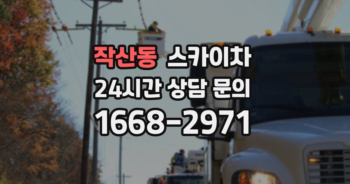 작산동 스카이차