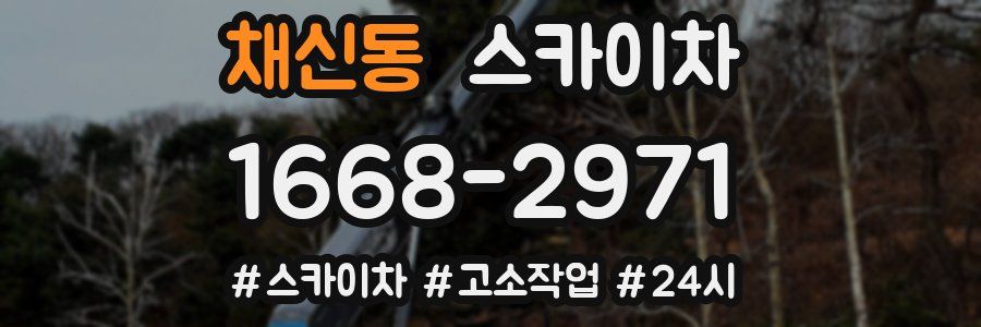 채신동 스카이차