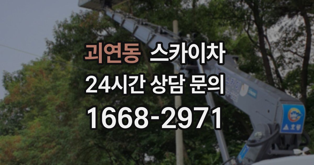 괴연동 스카이차