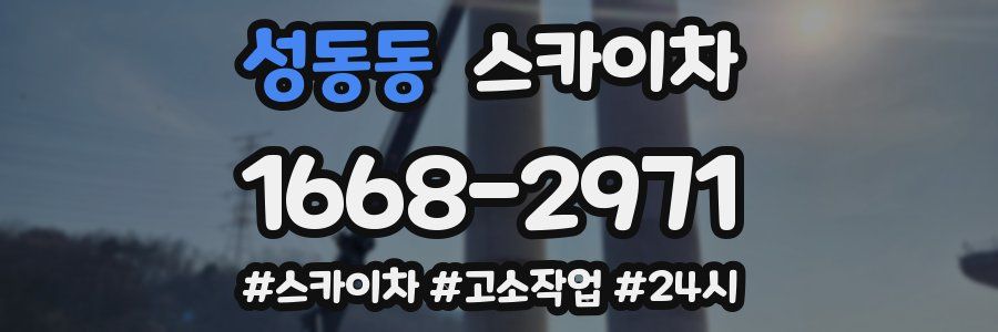 성동동 스카이차
