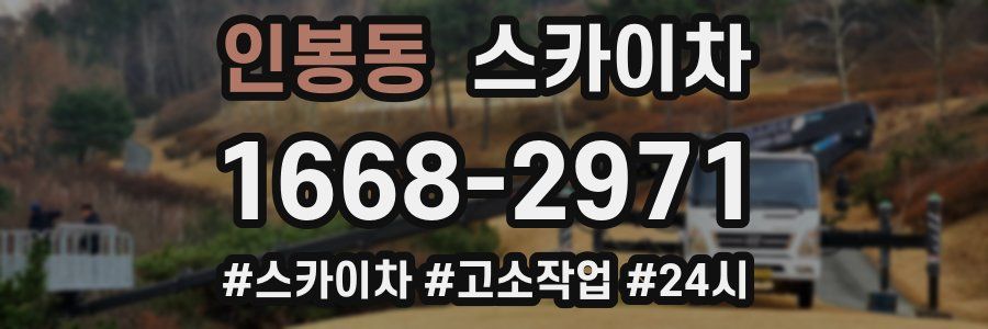 인봉동 스카이차