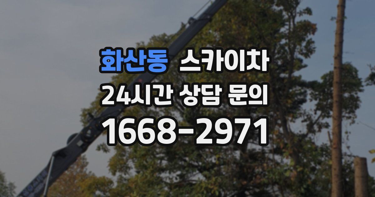 화산동 스카이차