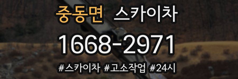 중동면 스카이차