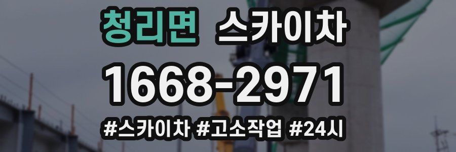 청리면 스카이차