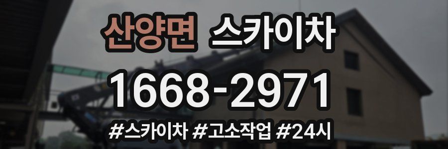 산양면 스카이차
