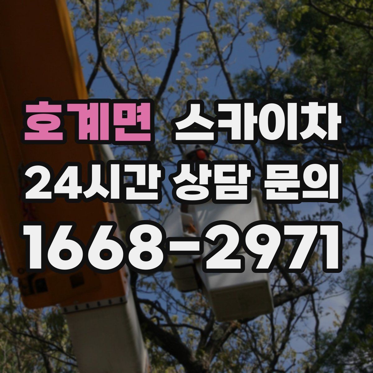 호계면 스카이차 높이와 위치만 알면 상담이 빨라집니다
