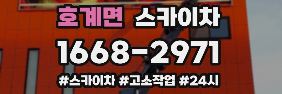 호계면 스카이차