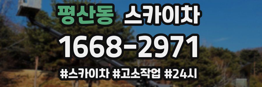 평산동 스카이차