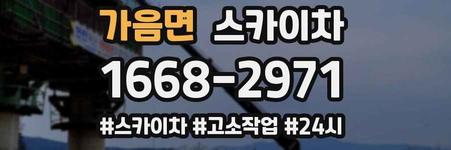 가음면 스카이차