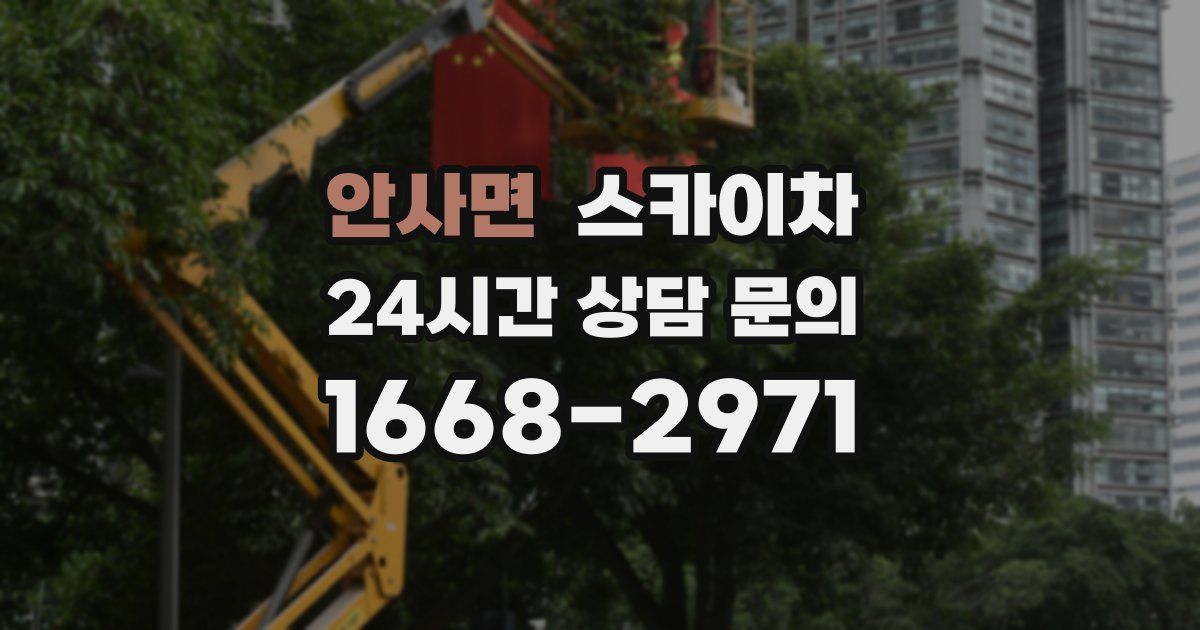 안사면 스카이차
