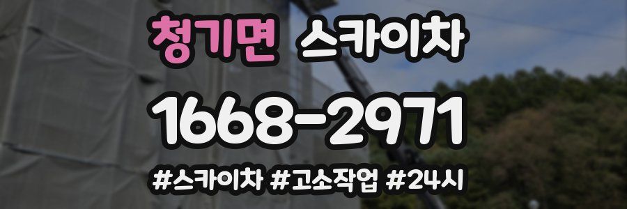 청기면 스카이차