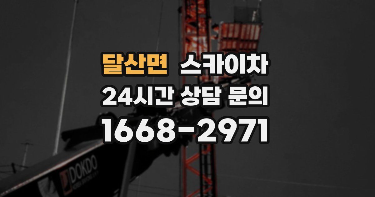 달산면 스카이차