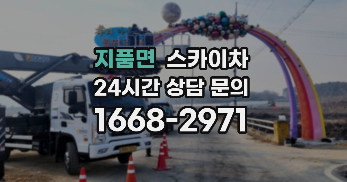 지품면 스카이차