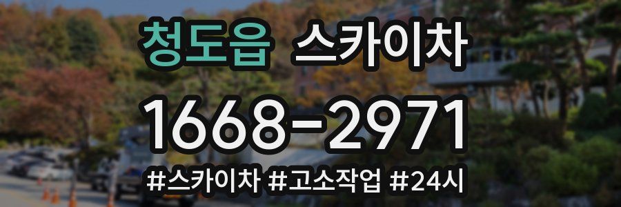 청도읍 스카이차