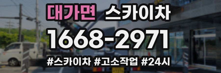 대가면 스카이차