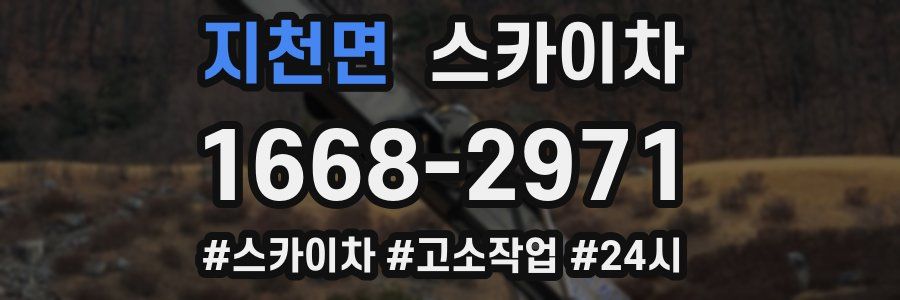 지천면 스카이차