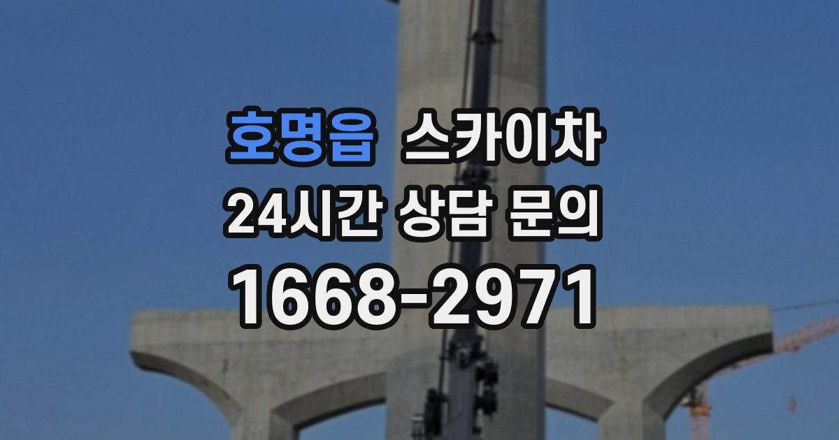 호명읍 스카이차
