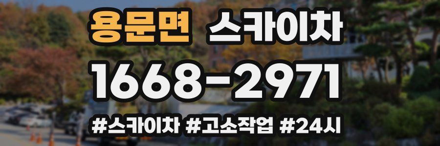 용문면 스카이차