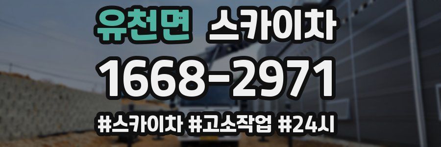 유천면 스카이차