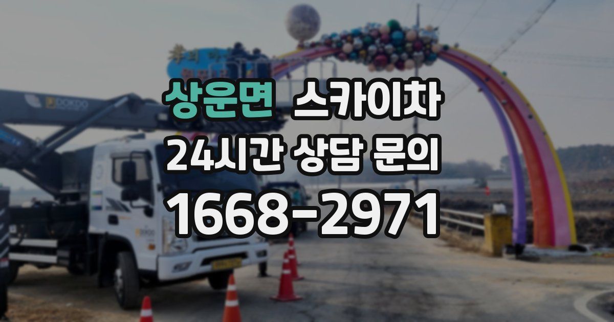 상운면 스카이차