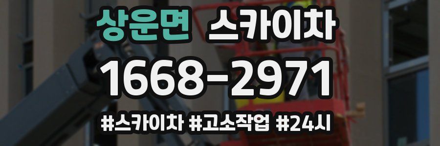 상운면 스카이차