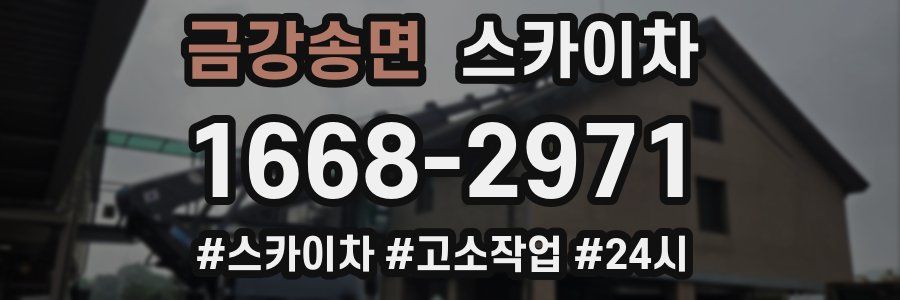 금강송면 스카이차