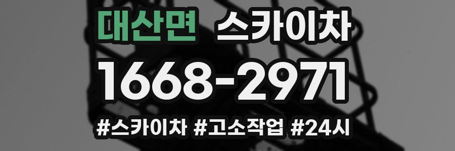 대산면 스카이차