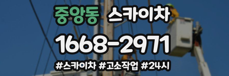 중앙동 스카이차