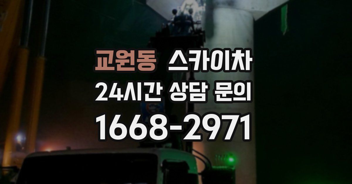 교원동 스카이차