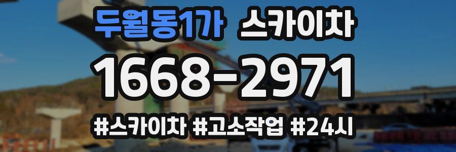 두월동1가 스카이차
