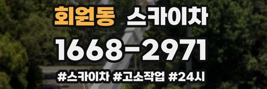 회원동 스카이차