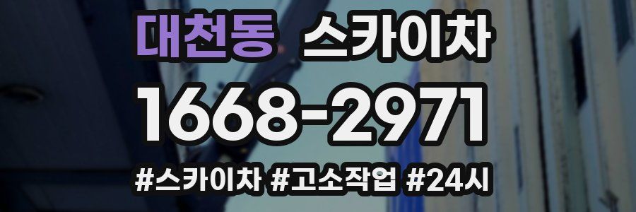 대천동 스카이차