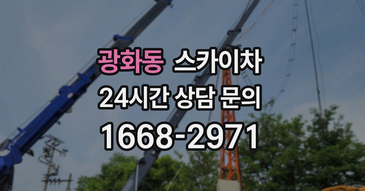 광화동 스카이차