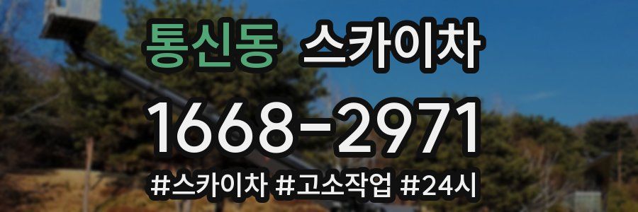 통신동 스카이차