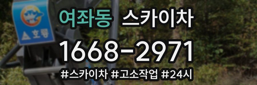 여좌동 스카이차