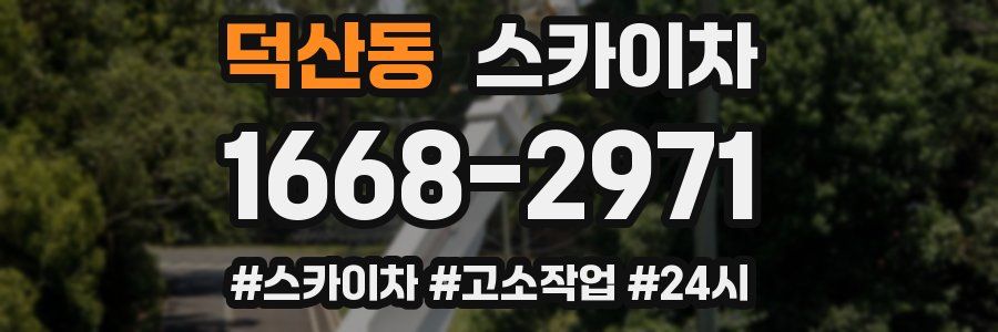 덕산동 스카이차