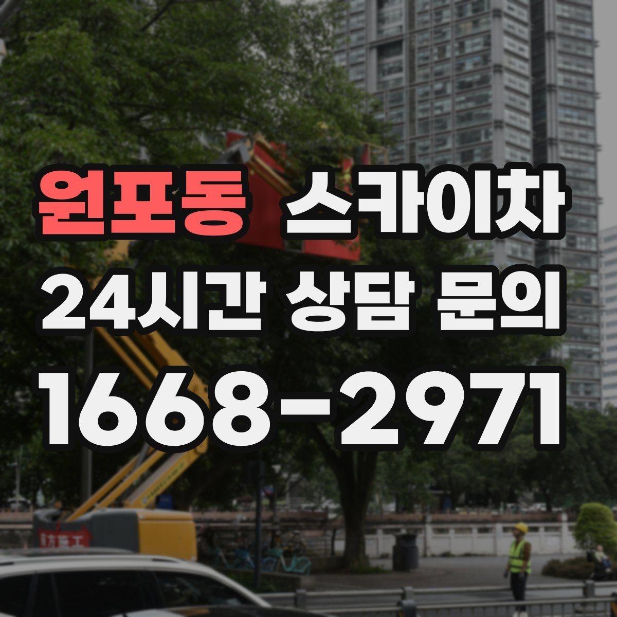 원포동 스카이차 외벽 곰팡이 흔적 청소와 보수