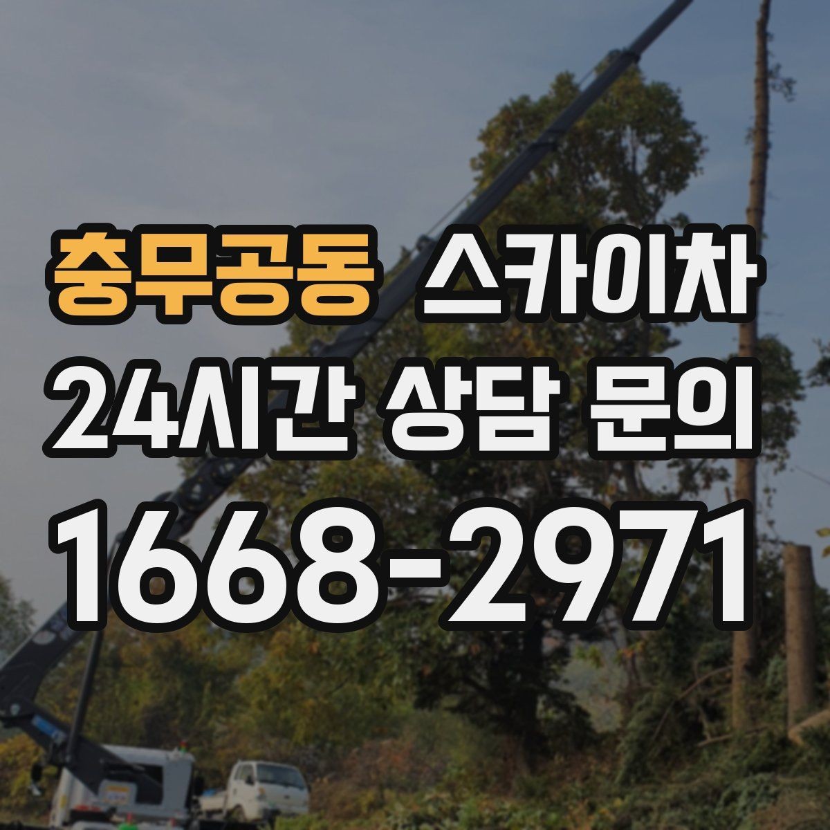 충무공동 스카이차 작업 비용이 달라지는 요소 쉽게 정리