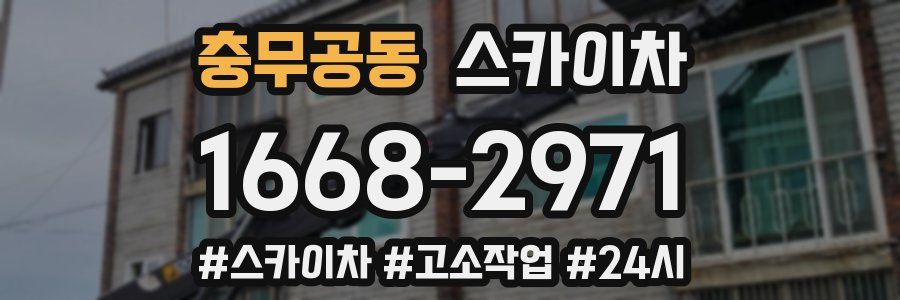 충무공동 스카이차